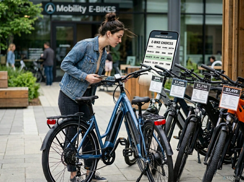 Classificação de faixas de preço de e-bike