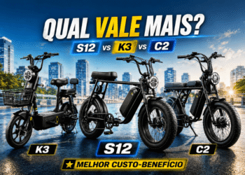 StreetGo S12 vs Nado K3 vs Nado C2: Qual Bicicleta Elétrica Vale Mais a Pena?